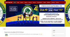 Desktop Screenshot of ligademuaythai.com.br
