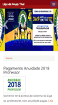 Mobile Screenshot of ligademuaythai.com.br